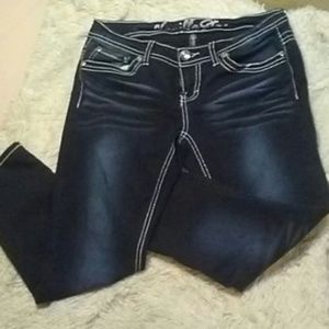 Vanilla Star Ankle Jeans Dark/Light Size 7